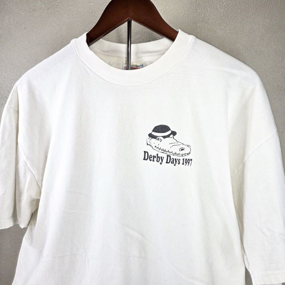 VTG 1997 Sigma Chi Derby Days Philanthropy T-Shirt Hanes Beefy-T Sz XL